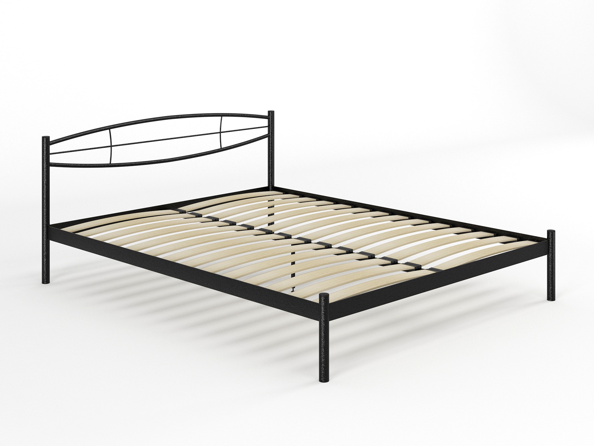 Двуспальная металлическая кровать "Аура" 160*200 Ортопедическое основание