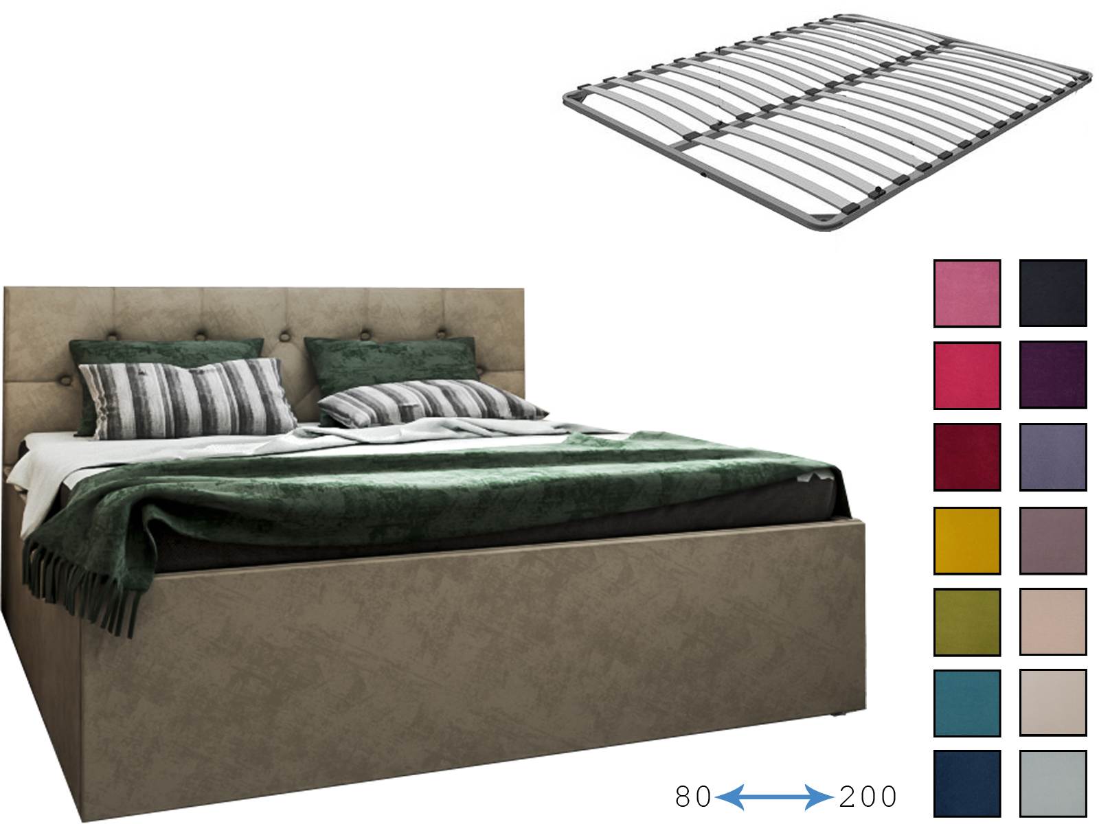 Кровать с ортопедическим основанием Верона