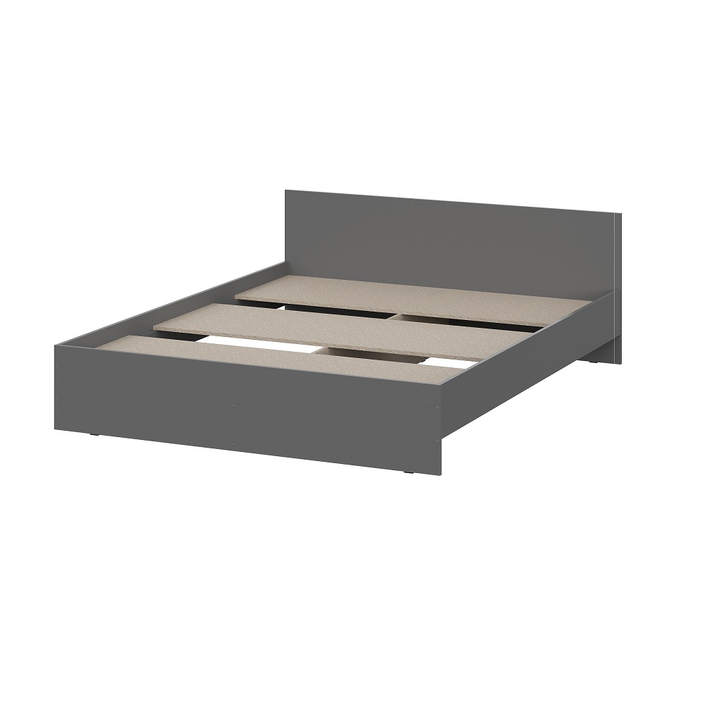 Двуспальная кровать с проложками Денвер графит