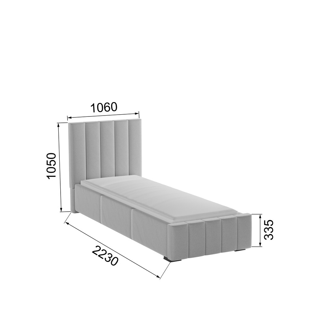 Односпальная  кровать Нега с подъемным механизмом 90x200