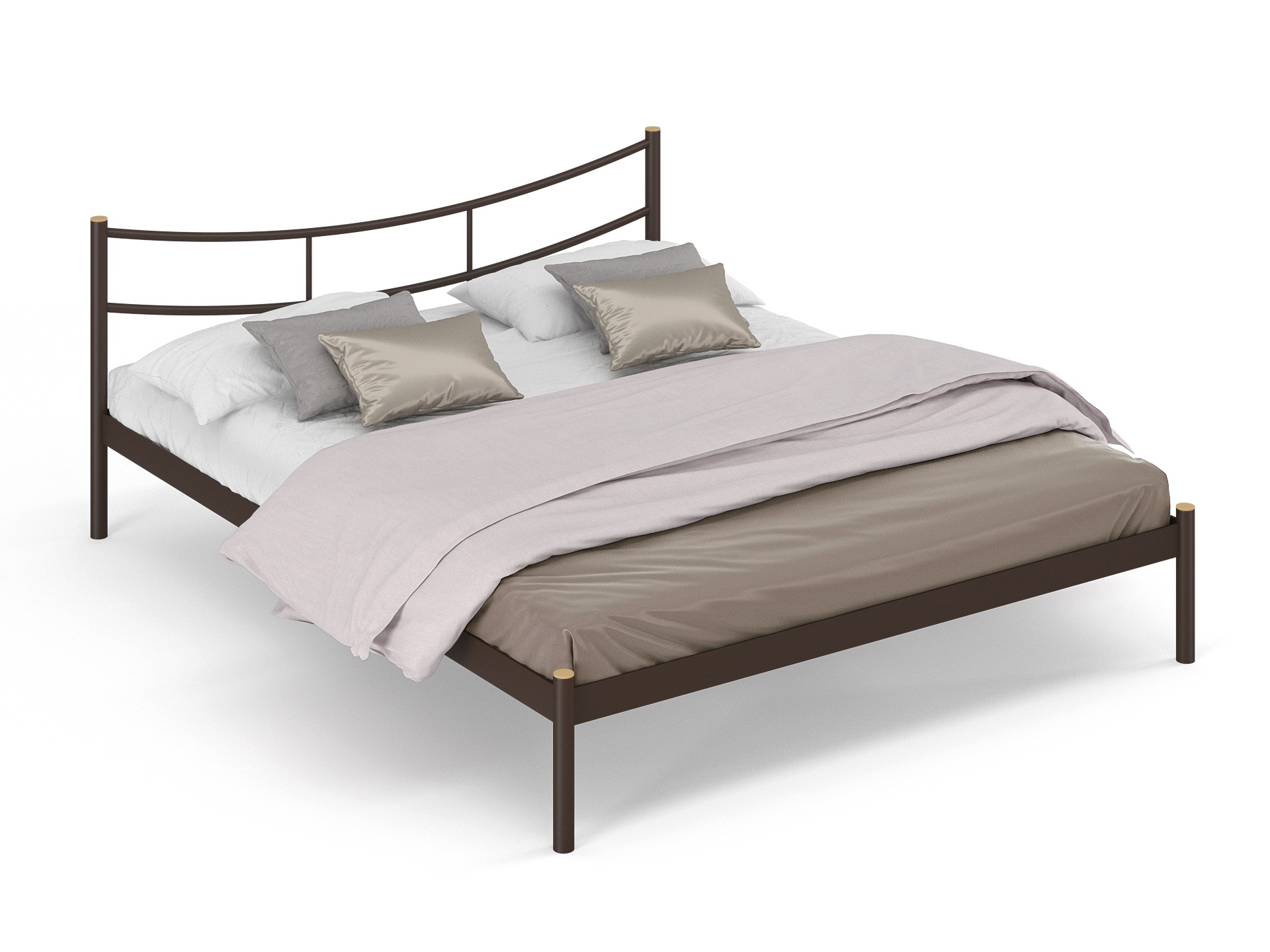 Двуспальная металлическая кровать "Брио"