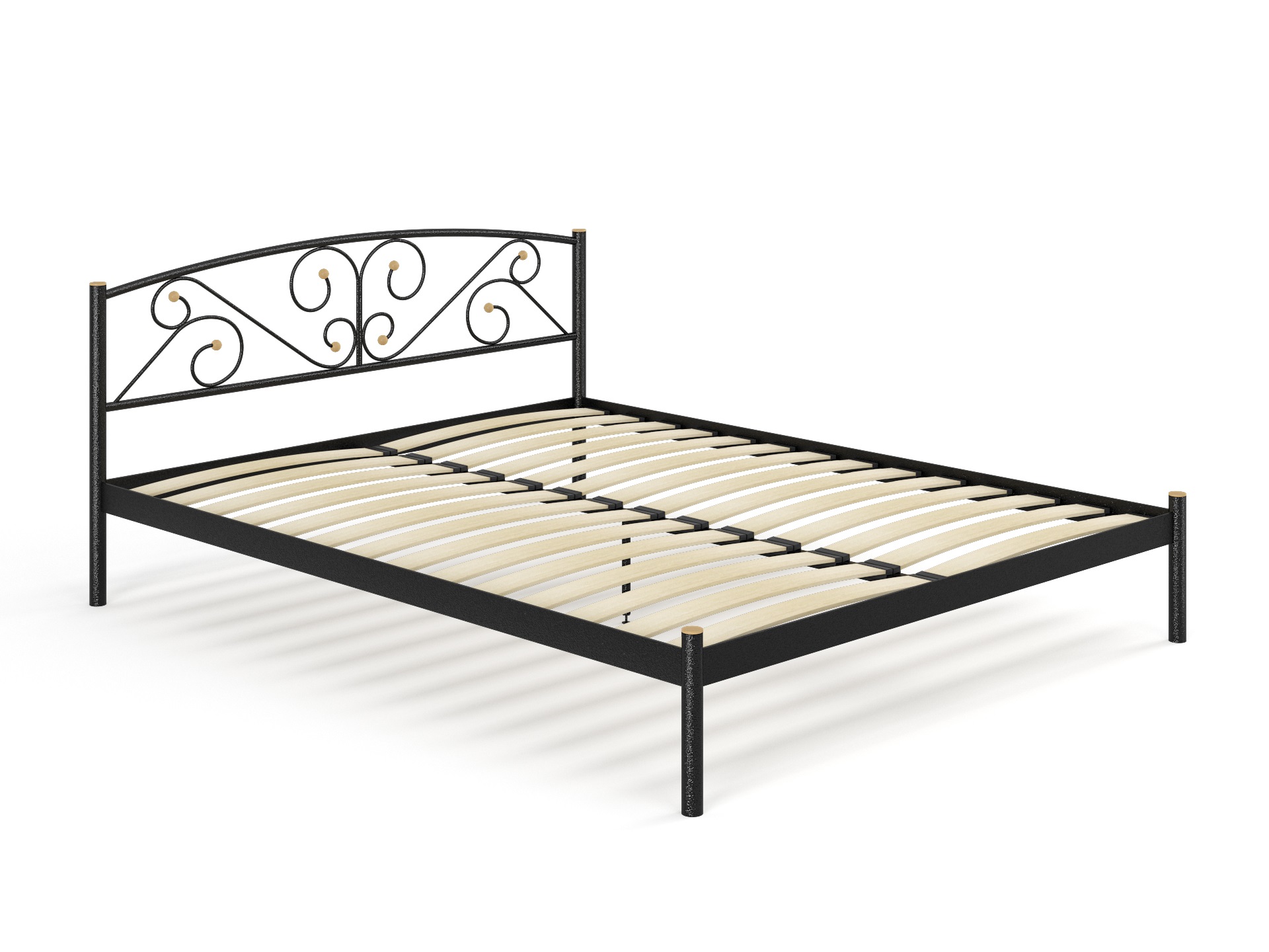 Двуспальная металлическая кровать "Эвелин" 160*200 Ортопедическое основание