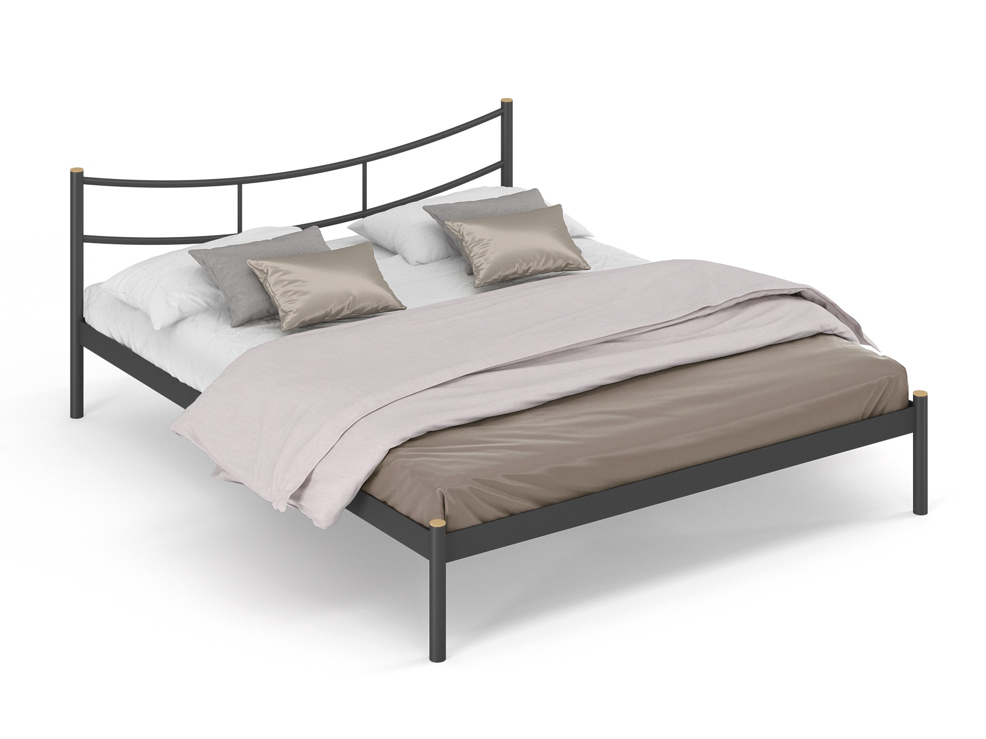 Двуспальная металлическая кровать "Брио"