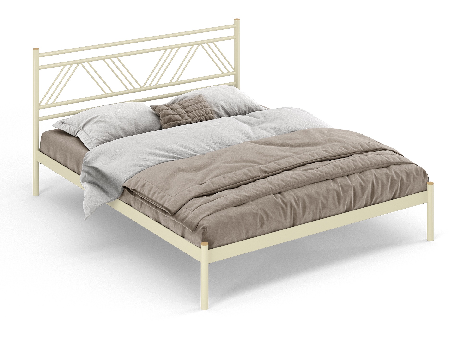 Двуспальная металлическая кровать "Аркон"