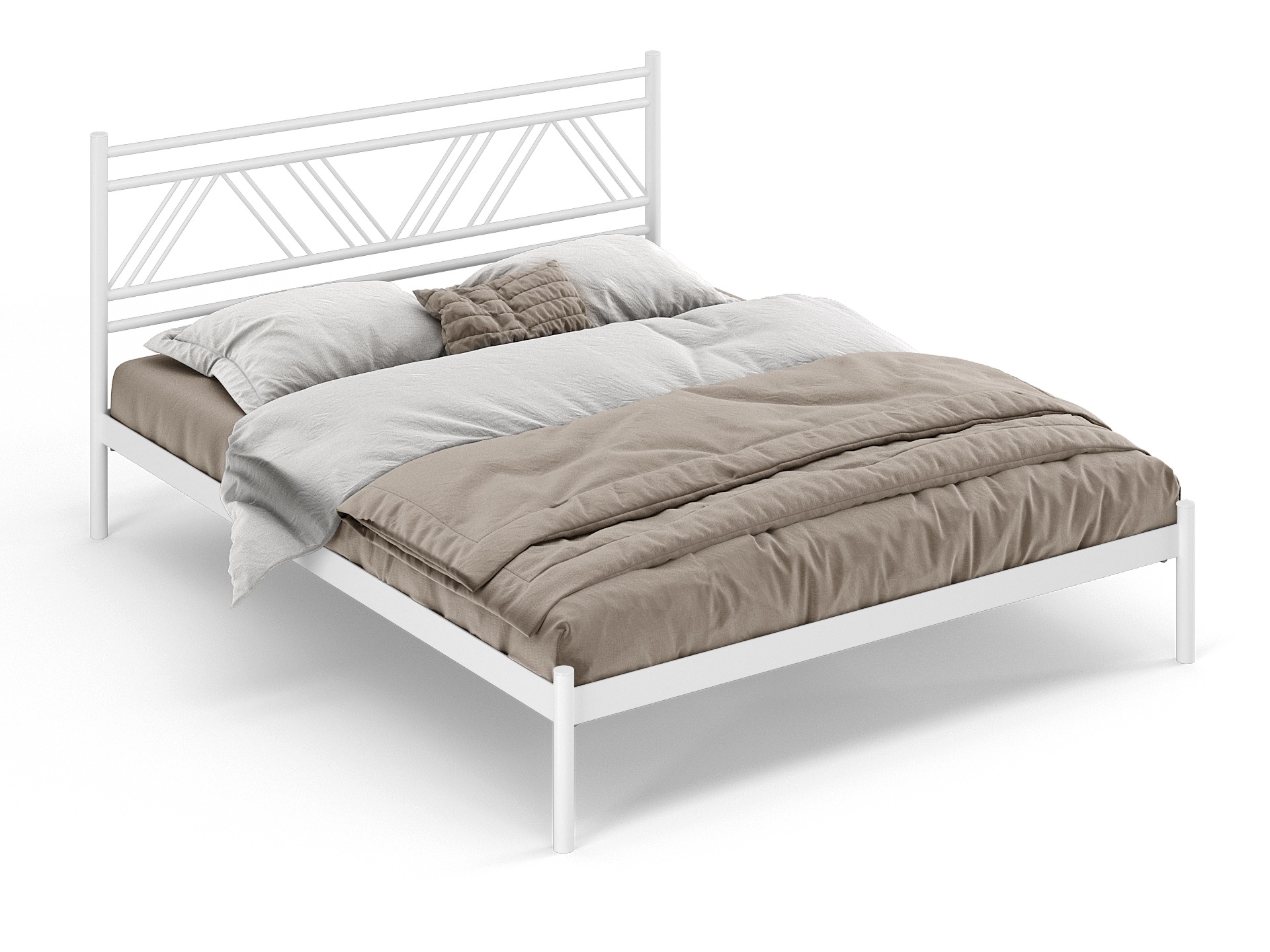 Двуспальная металлическая кровать "Аркон"