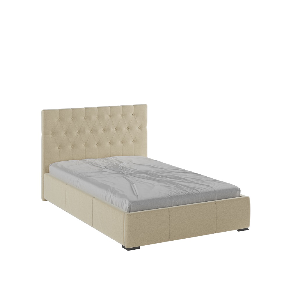 Двуспальная кровать Октавия с подъемным механизмом 140х200 140x200 С подъемным механизмом Бежевый(Domani)