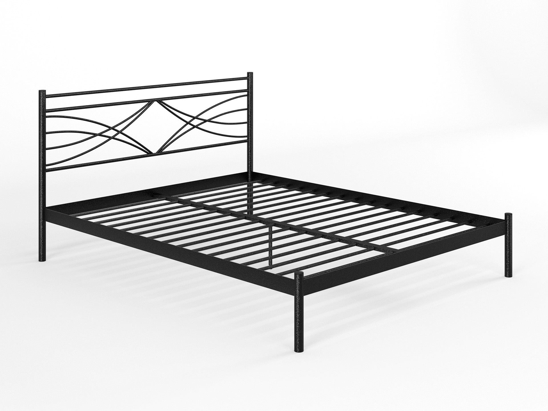 Двуспальная металлическая кровать "Мираж"