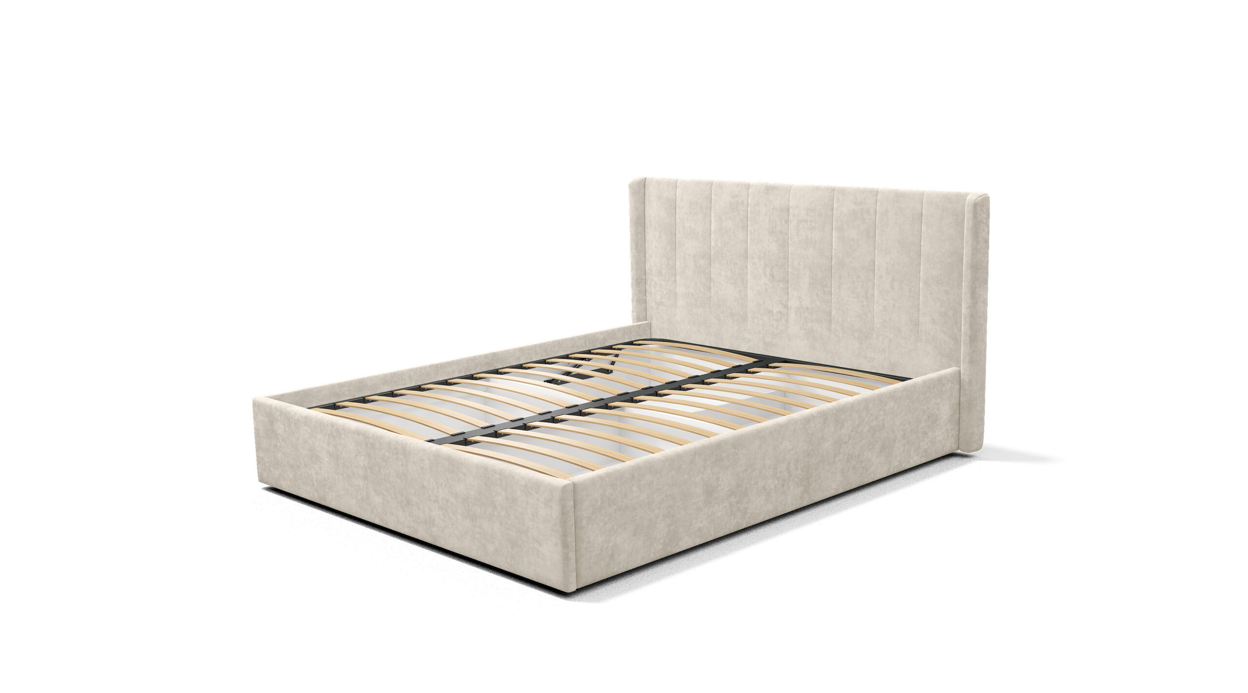 Двуспальная кровать Версаль КР-13 миндаль с подъемным механизмом