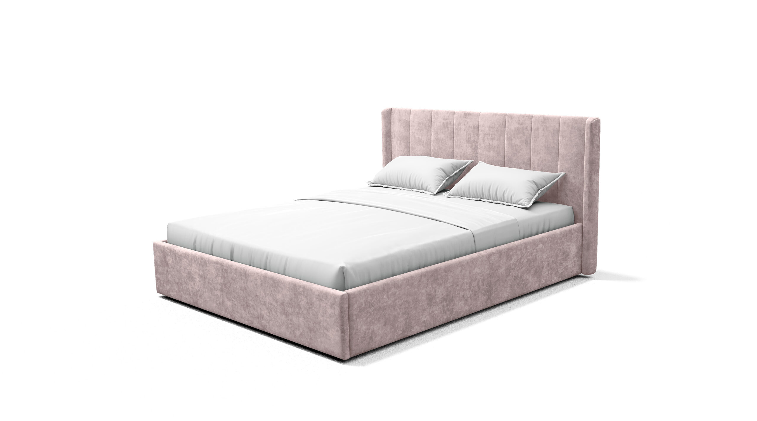 Двуспальная кровать Версаль КР-13 шарли пинк с подъемным механизмом