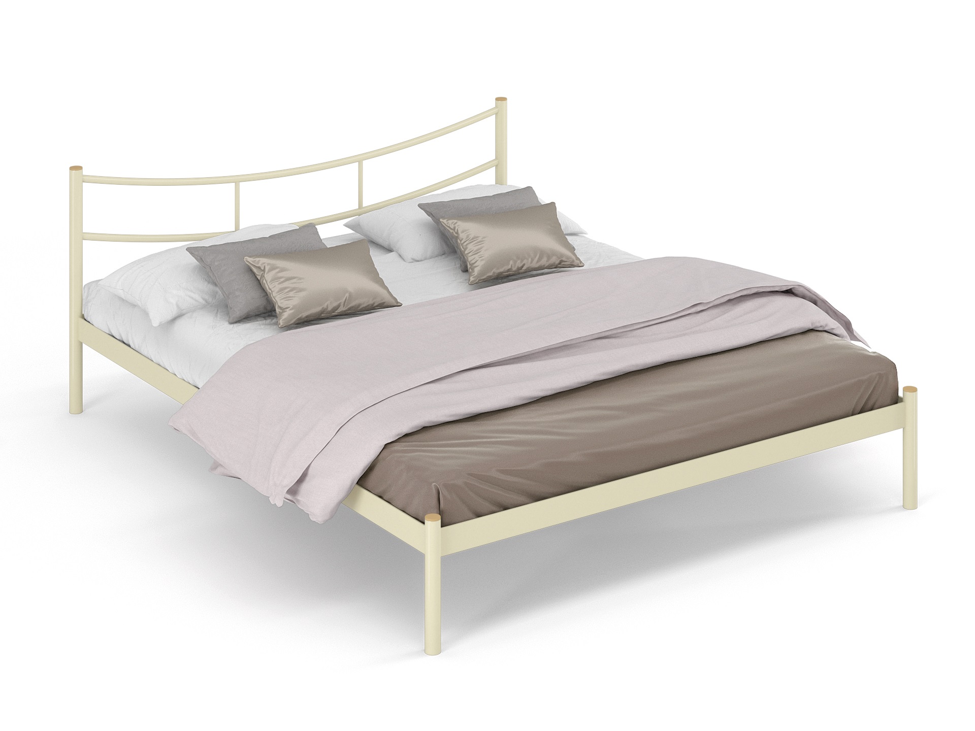 Двуспальная металлическая кровать "Брио"