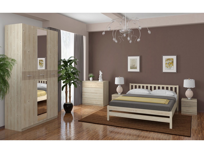 Односпальная кровать "Массив "